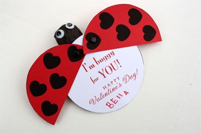 Cute Valentines Day Free Printables for Kids of all ages! Free Printable Valentine Lady Bug by Skip to My Lou