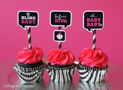 Baby Shower Free Party Printables by Amy at LivingLocurto.com
