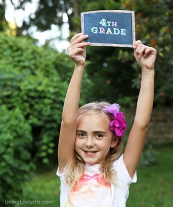 Back to School Photo Prop Signs