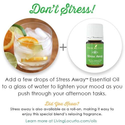 Don't stress! Essential Oils can help get you through the day. Find out more at LivingLocurto.com/oils